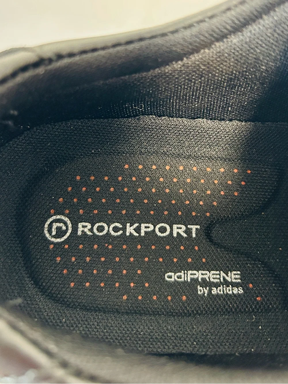 Rockport Leather NOS Adiprene by Adidas Webern Black Oxford Shoes Mens 11